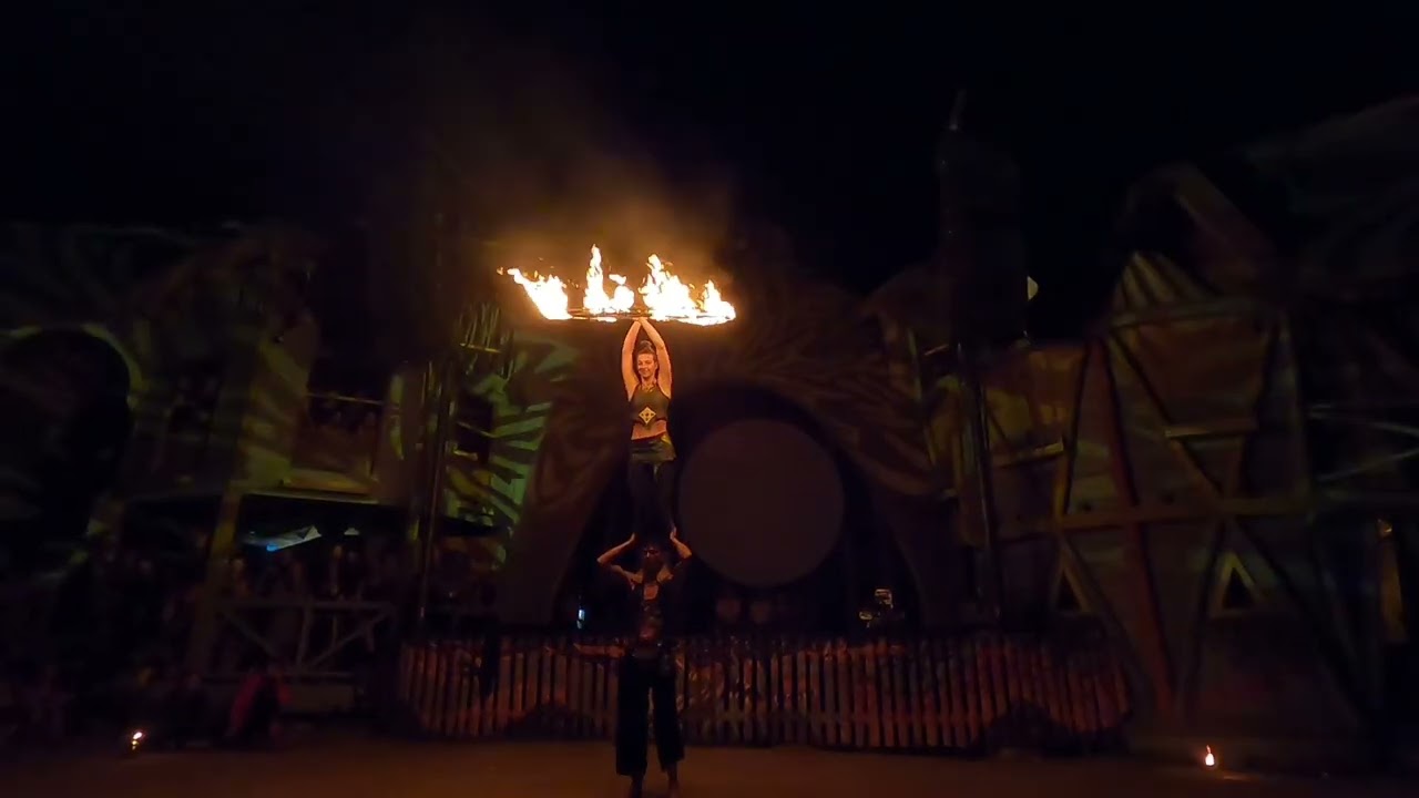 Fire Star Duo at Ozora Festival, Hungary 2024